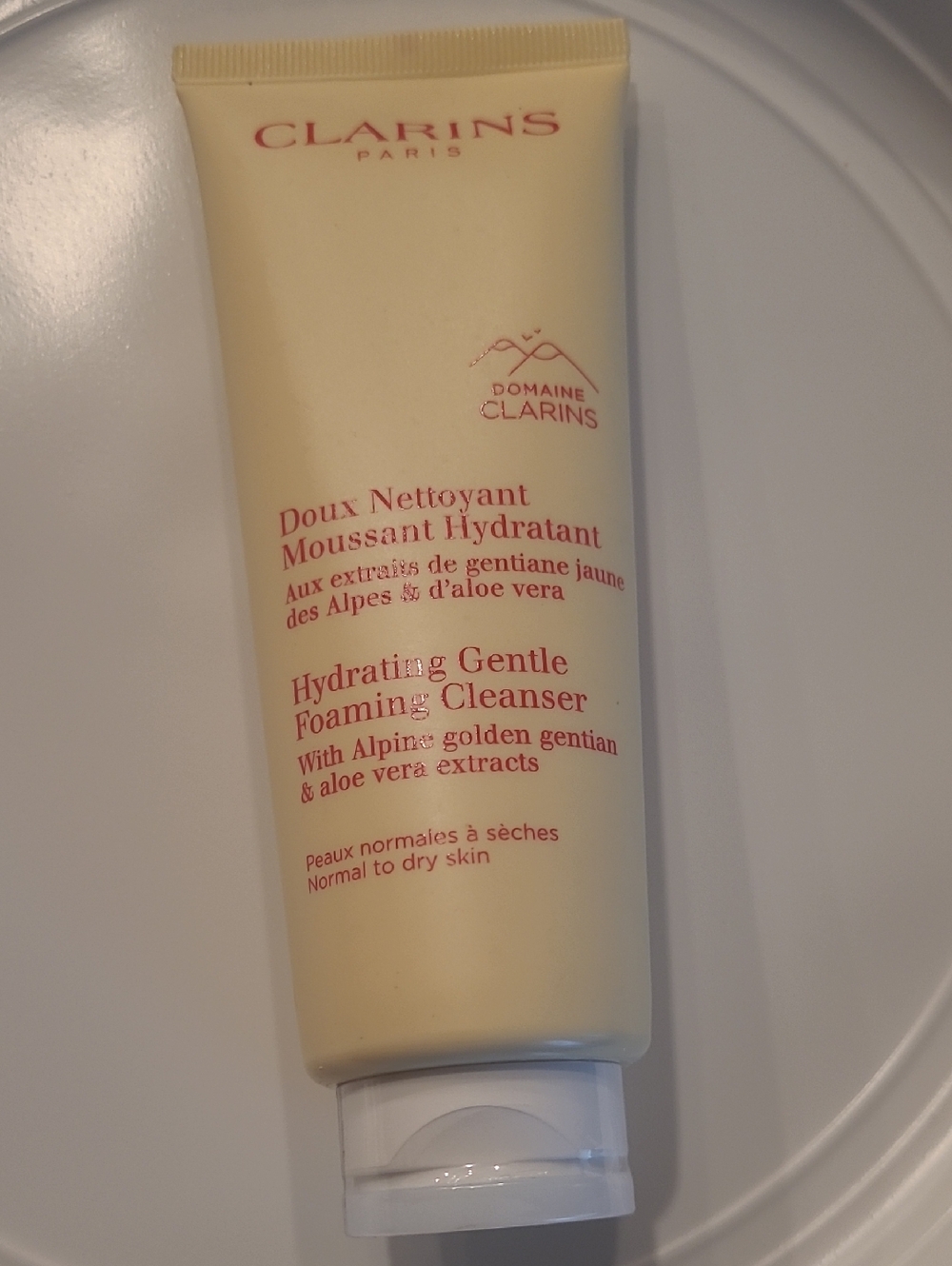 Clarins Hydrating Gentle Foaming Cleanser - 4.4oz Tube